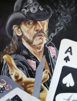 Zeitgenössisches Werk mit dem Titel « Lemmy », Erstellt von BYFUERTES