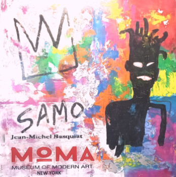 Zeitgenössisches Werk mit dem Titel « MOMA and Basquiat », Erstellt von JMCHAPS