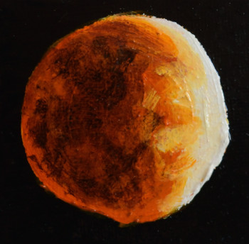 Zeitgenössisches Werk mit dem Titel « Mond », Erstellt von ABDELGHAFAR