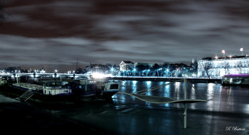 Zeitgenössisches Werk mit dem Titel « Cité de la mode en crue », Erstellt von BATTOIA OU LE CAPRICIEUX PHOTOGRAPHE