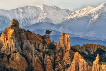 Zeitgenössisches Werk mit dem Titel « Orgues et Canigou », Erstellt von FANFAN FOTO