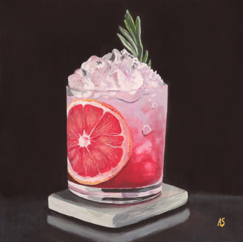 Zeitgenössisches Werk mit dem Titel « Instagrammable, The Cocktail Series, F », Erstellt von ASUPERNOVA STUDIO