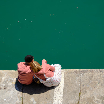 Zeitgenössisches Werk mit dem Titel « Les amoureux », Erstellt von ALAIN MACHELIDON