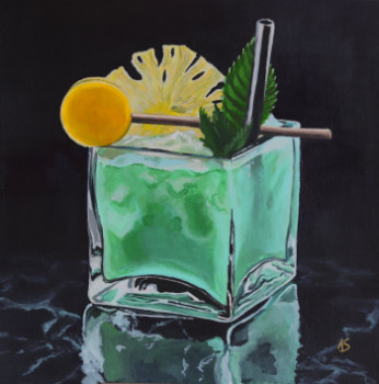 Zeitgenössisches Werk mit dem Titel « Instagrammable, The Cocktail Series, L », Erstellt von ASUPERNOVA STUDIO