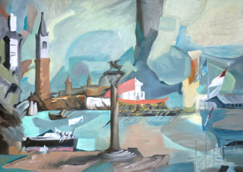 Zeitgenössisches Werk mit dem Titel « Venise paramnésique », Erstellt von GILLES CHAMBON