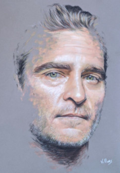 Zeitgenössisches Werk mit dem Titel « Joaquin Phoenix », Erstellt von THIERRY VILLERS