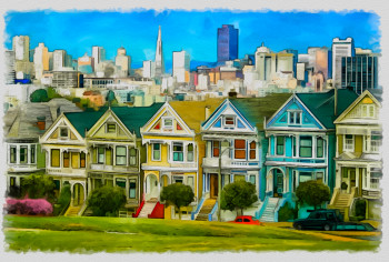 painted ladies street san fransisco Auf der ARTactif-Website