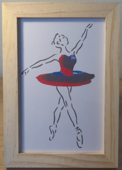 Zeitgenössisches Werk mit dem Titel « Danseuse n°1 », Erstellt von CRéAWILL