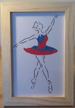 Zeitgenössisches Werk mit dem Titel « Danseuse n°3 », Erstellt von CRéAWILL