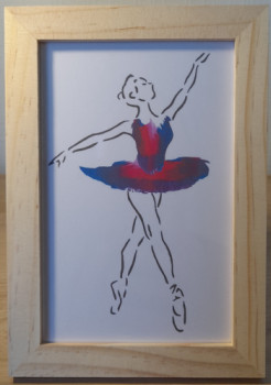 Zeitgenössisches Werk mit dem Titel « Danseuse n°2 », Erstellt von CRéAWILL