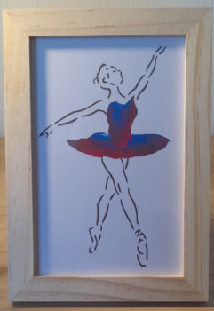 Zeitgenössisches Werk mit dem Titel « Danseuse n°4 », Erstellt von CRéAWILL