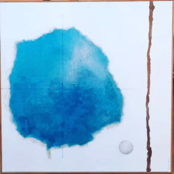 Zeitgenössisches Werk mit dem Titel « Bleu(e) », Erstellt von MARC BOLLINGER