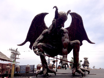 Zeitgenössisches Werk mit dem Titel « Devil on the Roof », Erstellt von DDOMMEL