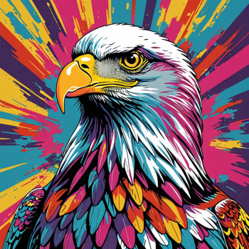 aigle pop art Auf der ARTactif-Website