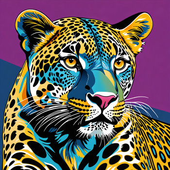 guépard pop art Auf der ARTactif-Website