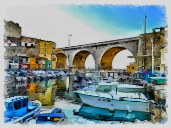 vallon des auffes petit port de Marseille Auf der ARTactif-Website