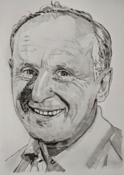 Zeitgenössisches Werk mit dem Titel « Bourvil », Erstellt von NICOLAS ART