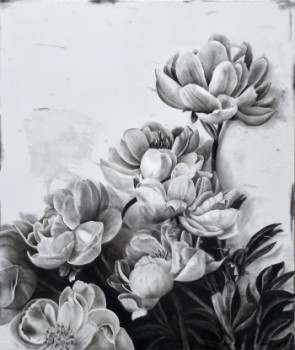 Zeitgenössisches Werk mit dem Titel « a whiter shade of flowers », Erstellt von JOSEF HIRTHAMMER