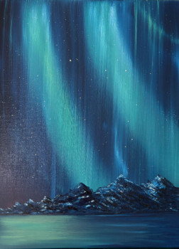 Zeitgenössisches Werk mit dem Titel « Northen Lights », Erstellt von NORTHEN LIGHTS