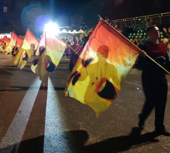 Zeitgenössisches Werk mit dem Titel « Les ombres du corso », Erstellt von ANGéLIQUE BONNOUVRIER AVILES