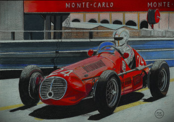 Zeitgenössisches Werk mit dem Titel « Le Grand Prix historique de Monaco », Erstellt von PIRDESSINS