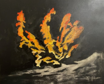 Zeitgenössisches Werk mit dem Titel « Explosion III », Erstellt von LJ ART