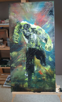 Zeitgenössisches Werk mit dem Titel « Hulk », Erstellt von GAEL BOITIAUX