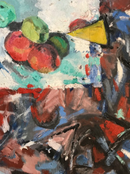 Zeitgenössisches Werk mit dem Titel « Les pommes de Cezanne », Erstellt von LABOR