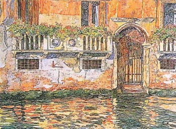 Zeitgenössisches Werk mit dem Titel « Lumière du matin, Venise », Erstellt von DANIèLE RUELLE