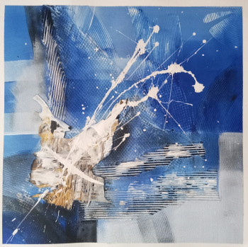 Zeitgenössisches Werk mit dem Titel « Acrylique mixed media », Erstellt von SOPHIE LECESNE