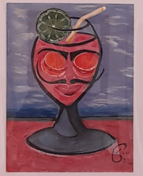 Zeitgenössisches Werk mit dem Titel « COCKTAIL », Erstellt von JOSé GARCIA