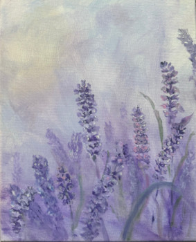 Zeitgenössisches Werk mit dem Titel « Lavender », Erstellt von OLEKSANDRA HORSCROFT