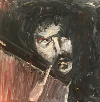 Zeitgenössisches Werk mit dem Titel « JOHN BONHAM », Erstellt von CHRISTOPHE LE BIHAN