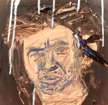 Zeitgenössisches Werk mit dem Titel « SERGE GAINSBOURG », Erstellt von CHRISTOPHE LE BIHAN