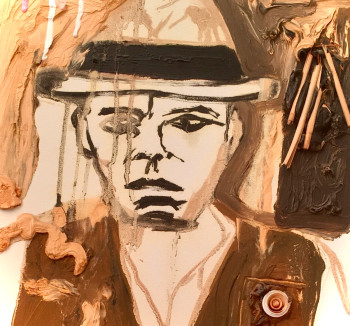 Zeitgenössisches Werk mit dem Titel « JOSEPH BEUYS », Erstellt von CHRISTOPHE LE BIHAN