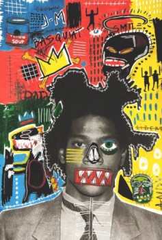 Zeitgenössisches Werk mit dem Titel « Basquiat », Erstellt von MAADY