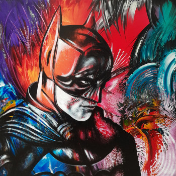 Zeitgenössisches Werk mit dem Titel « Loving Batman », Erstellt von ESTELLE BARBET