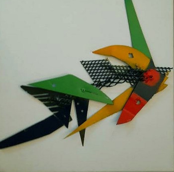 Zeitgenössisches Werk mit dem Titel « Les OISEAUX », Erstellt von LOUIS LERAY