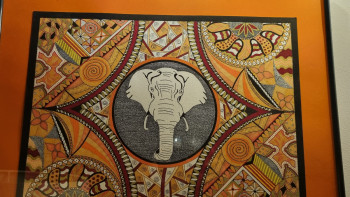 Zeitgenössisches Werk mit dem Titel « L'éléphant », Erstellt von ARTS ET RêVES