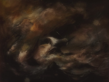 Zeitgenössisches Werk mit dem Titel « Ships in Distress on a Seastorm at the Coast », Erstellt von LA CIGOGNE