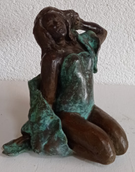 Zeitgenössisches Werk mit dem Titel « Baigneuse », Erstellt von JANINE LE CANN