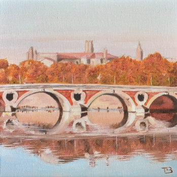 Zeitgenössisches Werk mit dem Titel « Le Pont Neuf », Erstellt von THIERRY LE BOULANGER