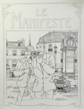 Zeitgenössisches Werk mit dem Titel « Le Manifeste », Erstellt von JONO