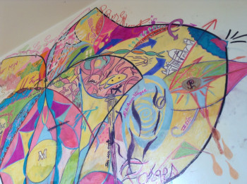 Zeitgenössisches Werk mit dem Titel « Brisure symétrique », Erstellt von KRISTOF DOMSIC