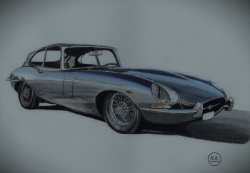 Jaguar Type E Auf der ARTactif-Website