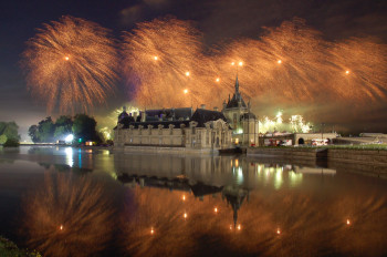 Zeitgenössisches Werk mit dem Titel « Nuit feu a Chantilly », Erstellt von WHITE TIGER 60