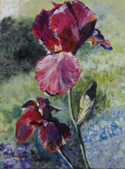 Zeitgenössisches Werk mit dem Titel « Iris », Erstellt von EVLIN