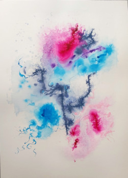 Zeitgenössisches Werk mit dem Titel « Jardin d'été # 11 », Erstellt von HéLèNE ZENATTI
