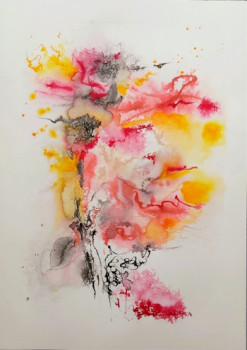 Zeitgenössisches Werk mit dem Titel « Jardin d'été # 14 », Erstellt von HéLèNE ZENATTI
