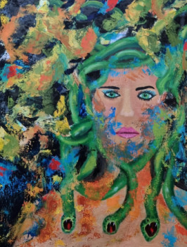 Zeitgenössisches Werk mit dem Titel « Gorgone », Erstellt von ANTOINE LOPEZ
